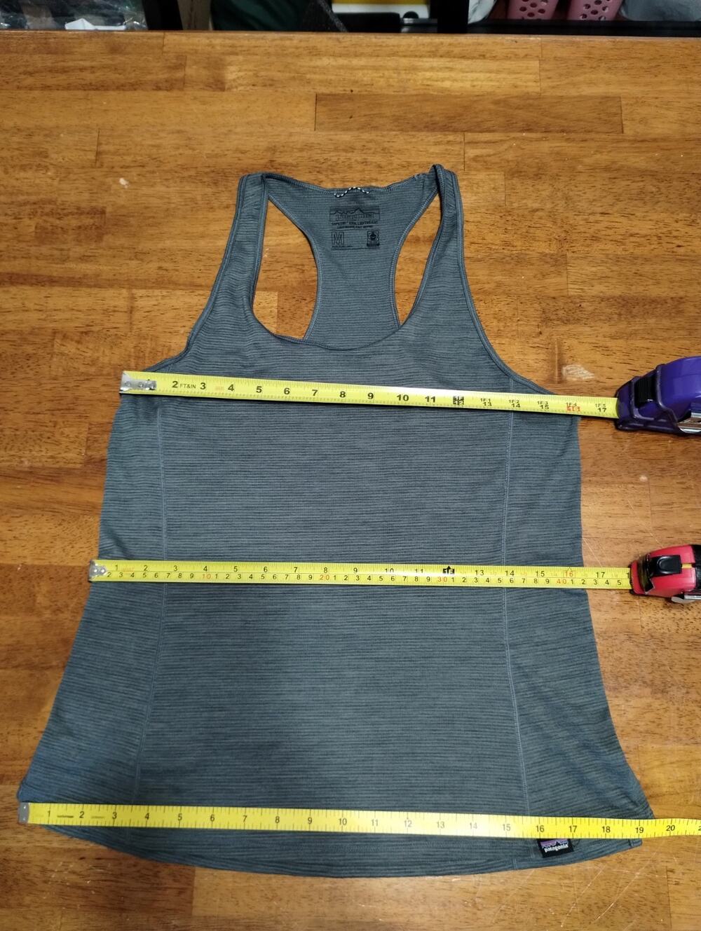 Patagonia Tank Top Womens Medium Capilene Cool Lightweight Gray Racerback
